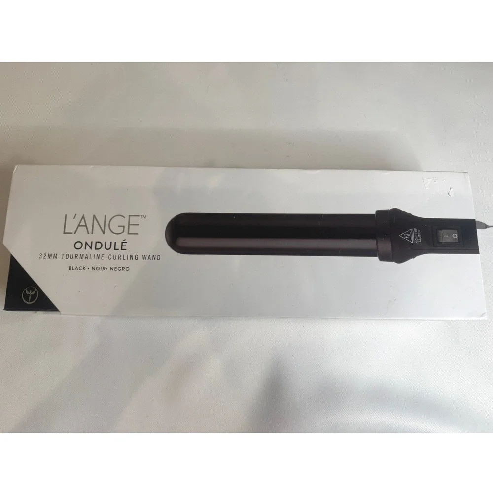 L'ANGE Ondule 32mm Tourmaline Curling Wand Women‎ Black Excellent HT015B